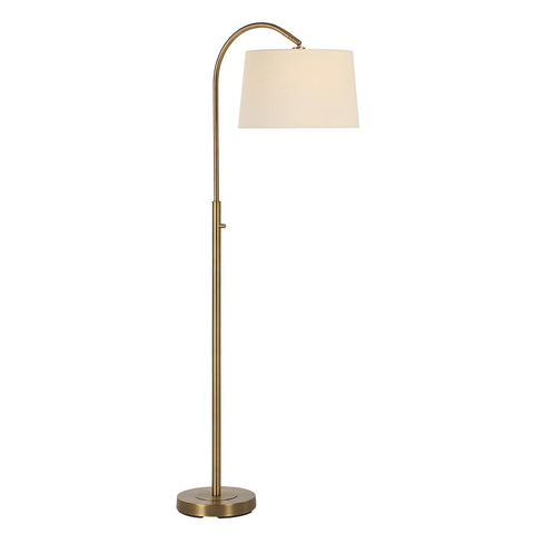 Moulton Dark Antique Brass Floor Lamp -1