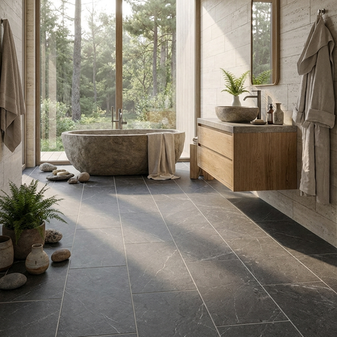 stone look floor tile