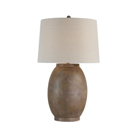 Naima Brown Wood Look Table Lamp -2