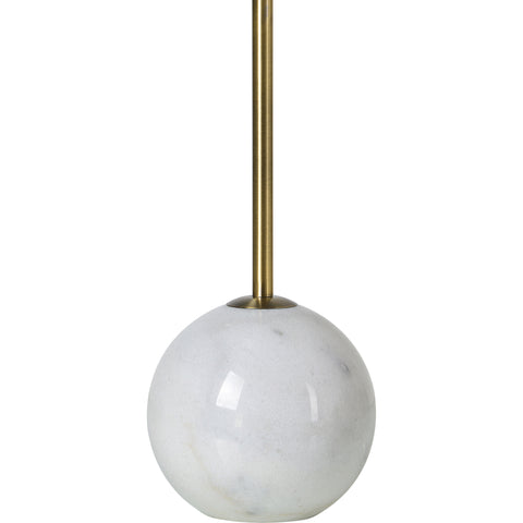 Naomi White Marble Table Lamps (Set of 2) -2