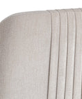 Nevin Muslin Modern Upholstered Counter Stool-5