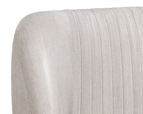 Nevin Muslin Modern Upholstered Counter Stool-6