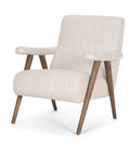 Nico Oatmeal Fabric Accent Chair-1