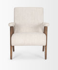 Nico Oatmeal Fabric Accent Chair-2