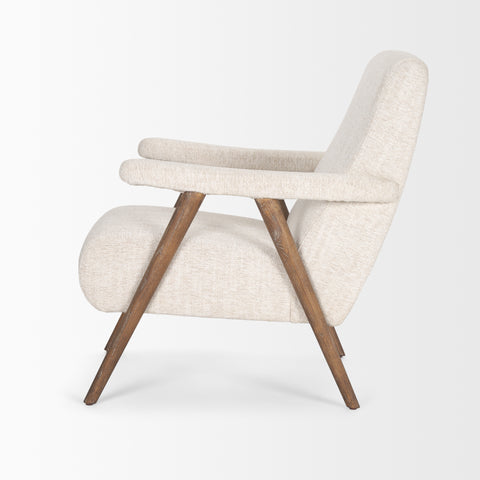 Nico Oatmeal Fabric Accent Chair-3