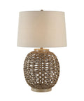 Noa Natural Woven Rope Table Lamp-1