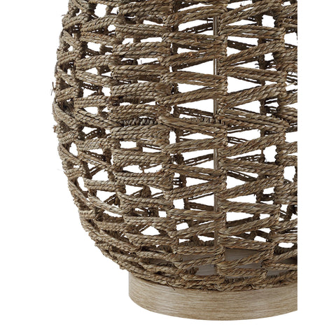 Noa Natural Woven Rope Table Lamp-2