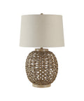 Noa Natural Woven Rope Table Lamp-3