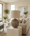 Noa Natural Woven Rope Table Lamp