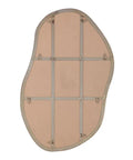 Noria Burnished Brass Modern Wall Mirror -3