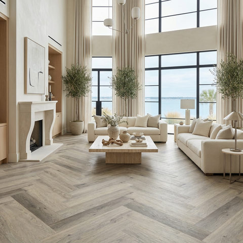 North Head 7mm Waterproof SPC Herringbone Vinyl Flooring
