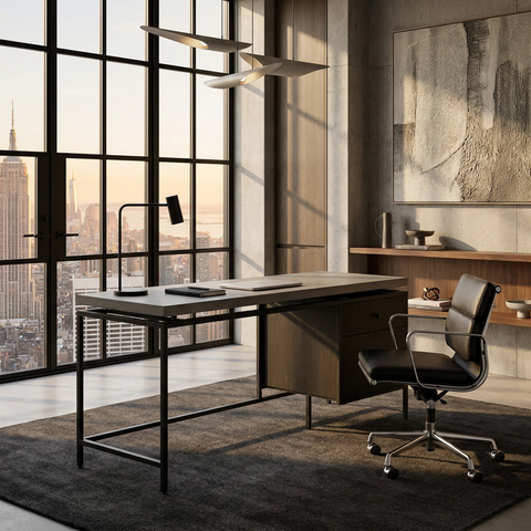 Norwood Concrete & Wood Desk