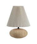 Noto Beige Travertine Table Lamp -1