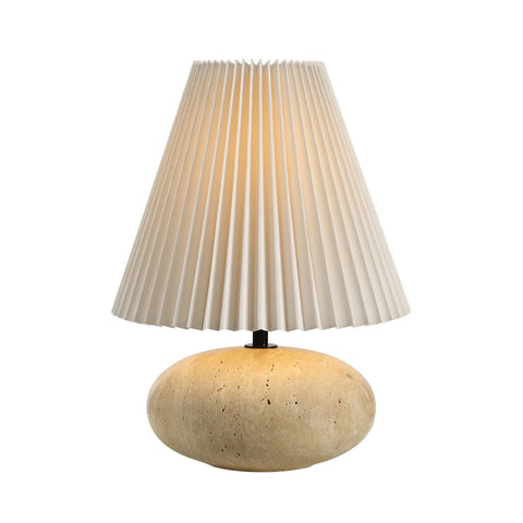 Noto Beige Travertine Table Lamp -2