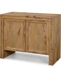 Notts Brown Solid Mango Wood Accent Cabinet -1