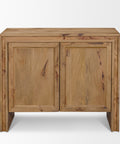 Notts Brown Solid Mango Wood Accent Cabinet -2