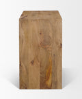 Notts Brown Solid Mango Wood Accent Cabinet -3