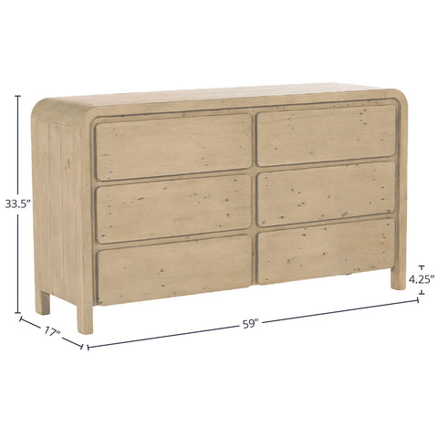 Opera Six Drawer - Dresser LH