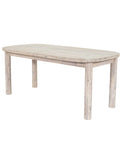 Oasis Solid Acacia Extendable Dining Table-1