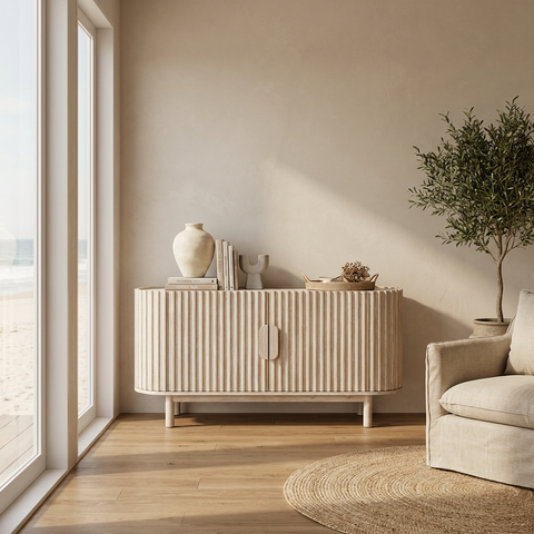 solid wood sideboard cabinet