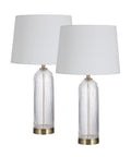 Ocala Fluted Glass Table Lamp Set of 2 -2