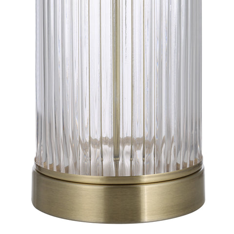 Ocala Fluted Glass Table Lamp Set of 2 -3