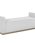 Odette Silverstone Channel Tufted Bench-1