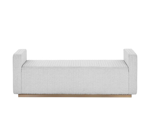 Odette Silverstone Channel Tufted Bench-2