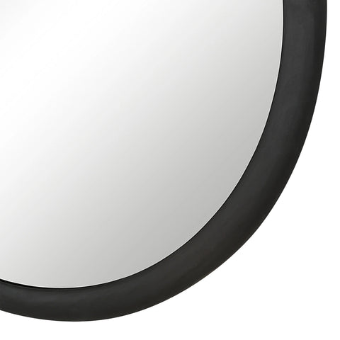 Olica Black Modern Wall Mirror -3
