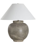 Olivia Olive Wash Ceramic Table Lamp-1