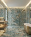 Onyx look floor tile