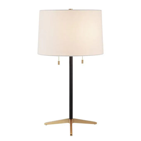 Orono Matte Black Iron Table Lamp Set of 2 -4