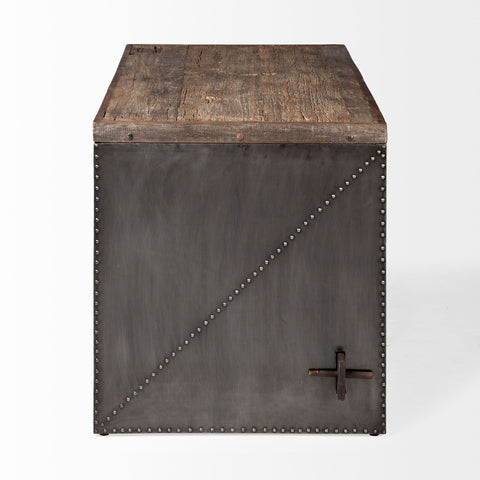 Orwell Reclaimed Wood Desk -3