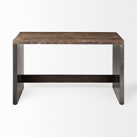 Orwell Reclaimed Wood Desk -4