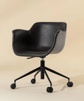 Owen Grey Faux Leather & Fabric Office Chair-1