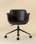 Owen Grey Faux Leather & Fabric Office Chair-2