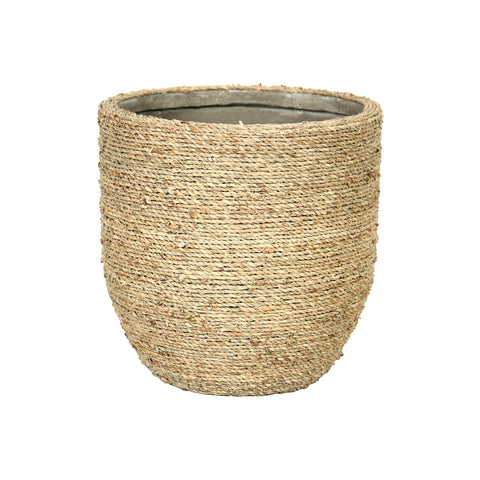 Nature Grass & Concrete Pot -Planter