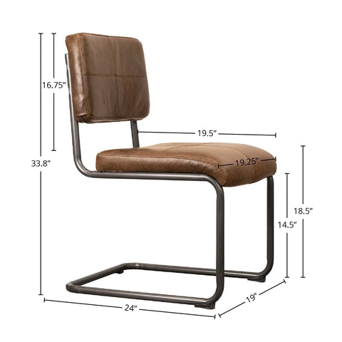 Cobain Brown - Dining Chair LH (Set Of Two)