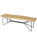 Papillion III Blonde Solid Acacia Wood Dining Bench-1