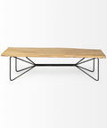 Papillion III Blonde Solid Acacia Wood Dining Bench-2
