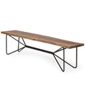 Papillion III Natural Solid Acacia Wood Dining Bench-2