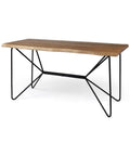 Papillion Live Edge Acacia Wood Desk-1