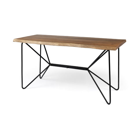 Papillion Live Edge Acacia Wood Desk-1