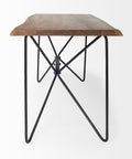 Papillion Live Edge Acacia Wood Desk-2