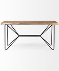 Papillion Live Edge Acacia Wood Desk-3