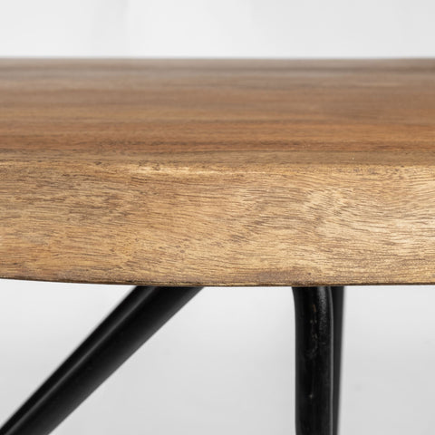 Papillion Live Edge Acacia Wood Desk-4