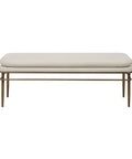 Paredes Natural Linen Blend Bench-1