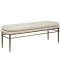Paredes Natural Linen Blend Bench-2