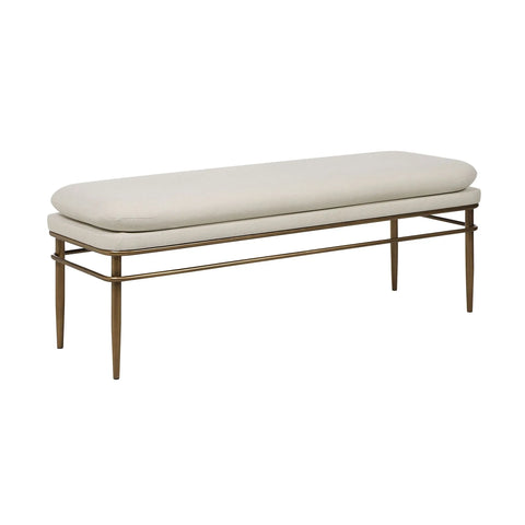 Paredes Natural Linen Blend Bench-2