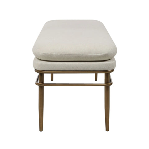 Paredes Natural Linen Blend Bench-3
